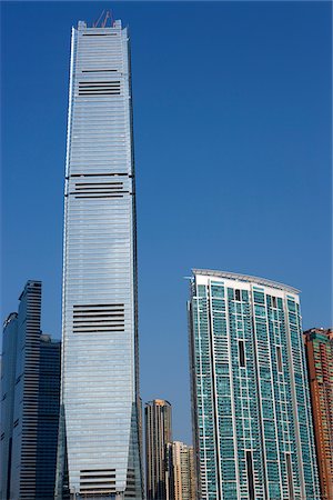 simsearch:855-05981064,k - Skyline in Union Square from West Kowloon promenade,  Hong Kong Stock Photo - Rights-Managed, Code: 855-05981690
