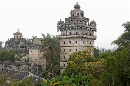 Rui Shi Lou at Jinjiangli village, Kaiping, Guangdong Province, China Fotografie stock - Rights-Managed, Codice: 855-05981902