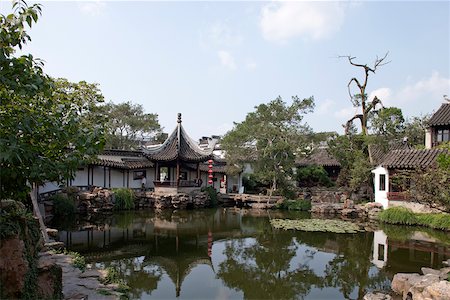 pavilion - Jardin du maître des filets, Suzhou, Jiangsu Province, Chine Photographie de stock - Rights-Managed, Code: 855-05981984