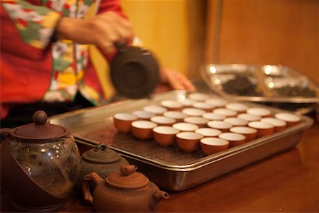 A demonstration of making ganghu tea at teahouse, Chaozhou, China Stock Photo - Rights-Managed, Code: 855-05982144