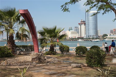 simsearch:855-03024721,k - City of Xiamen, view from Gulangyu Island, Xiamen Amoy, Fujian, China Fotografie stock - Rights-Managed, Codice: 855-05982366