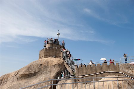 simsearch:855-03024721,k - Viewpoint at the peak of Riguan rock, Gulangyu Island, Xiamen Amoy, Fujian, China Fotografie stock - Rights-Managed, Codice: 855-05982362