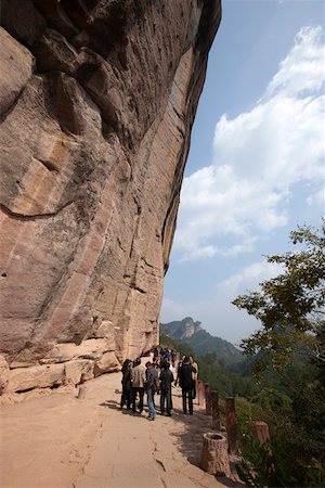 Roaring tiger rock Huxiaoyan Yixiantian, Wuyi mountains, Fujian, China Stock Photo - Rights-Managed, Code: 855-05982405
