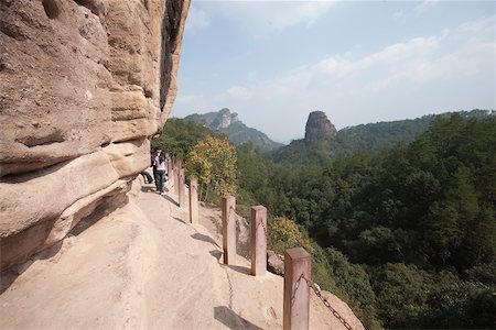 Roaring tiger rock Huxiaoyan Yixiantian, Wuyi mountains, Fujian, China Stock Photo - Rights-Managed, Code: 855-05982407