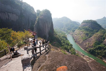 View of 9 zigzag river from Tianyoufeng, Fujian, China Stock Photo - Rights-Managed, Code: 855-05982418