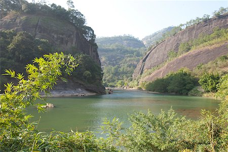 9 zigzag river and Tianyoufeng, Fujian, China Stock Photo - Rights-Managed, Code: 855-05982442