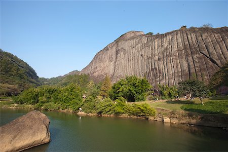 9 zigzag river and Tianyoufeng, Fujian, China Stock Photo - Rights-Managed, Code: 855-05982443