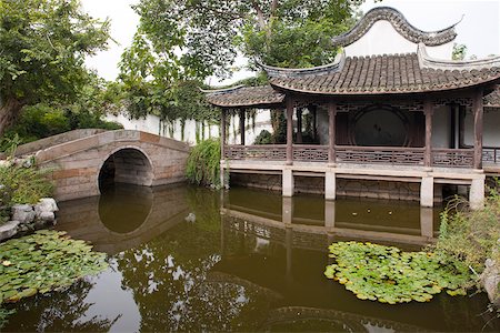 simsearch:855-05982514,k - Chinese garden of Sanbaiyuan, Fengjing, Shanghai, China Foto de stock - Direito Controlado, Número: 855-05982515