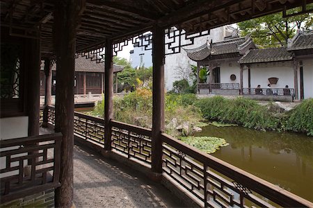 simsearch:855-05982514,k - Chinese garden of Sanbaiyuan, Fengjing, Shanghai, China Foto de stock - Direito Controlado, Número: 855-05982513