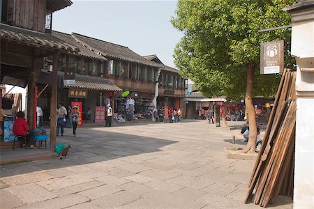 simsearch:855-05982698,k - Souvenir plaza at old town of Wuzhen, Zhejiang, China Foto de stock - Con derechos protegidos, Código: 855-05982658