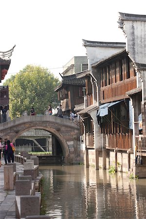 simsearch:855-05982587,k - Altstadt von Wuzhen, Zhejiang, China Stockbilder - Lizenzpflichtiges, Bildnummer: 855-05982681