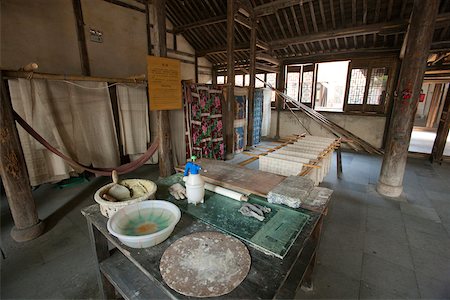 Dye atelier, old town of Wuzhen, Zhejiang, China Stock Photo - Rights-Managed, Code: 855-05982719