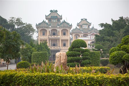 Jardin de Li, Daiolou de Majianglong Village, Kaiping, Guangdong Province, Chine Photographie de stock - Rights-Managed, Code: 855-05982823