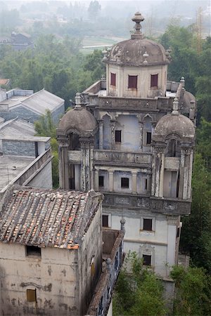 Jinjiangli village, Kaiping, Guangdong Province, China Fotografie stock - Rights-Managed, Codice: 855-05982875