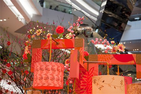 simsearch:855-05983024,k - Decorations celebrating the  chinese new year in Festival Walk shopping mall, Hong Kong Stock Photo - Rights-Managed, Code: 855-05983032