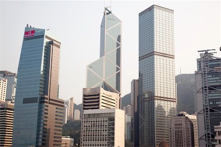 Skyscrapers in Central, Hong Kong Foto de stock - Direito Controlado, Número: 855-05983189