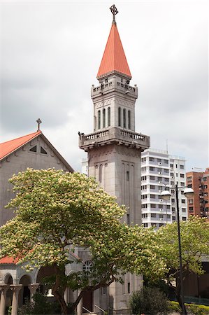 St. Teresa church, Kowloon Tong, Hong Kong Stock Photo - Rights-Managed, Code: 855-05983350