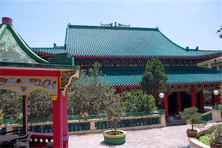 Monastère de CHUK Lam Shim Yuen Bamboo Grove, Tsuen Wan, Hong Kong Photographie de stock - Rights-Managed, Code: 855-05983649