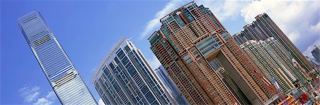 Overlooking skyscrapers at Union Square from Tsimshatsui, West Kowloon, Hong Kong Stock Photo - Rights-Managed, Code: 855-05983677