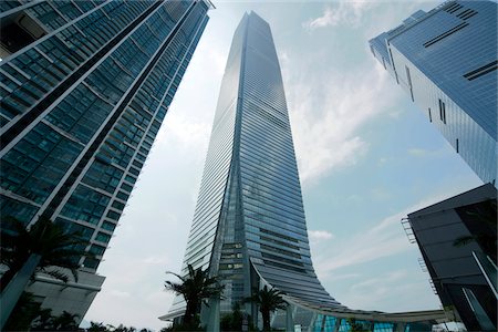 International Commerce Centre, the citys tallest building, Hong Kong Stock Photo - Rights-Managed, Code: 855-05983866