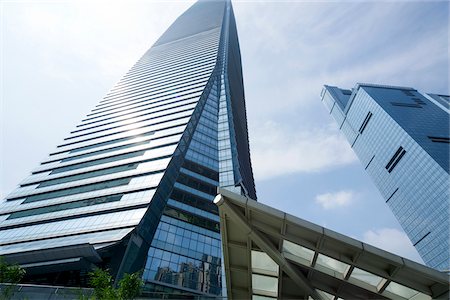 simsearch:855-05984002,k - International Commerce Centre, the citys tallest building, Hong Kong Foto de stock - Direito Controlado, Número: 855-05983878