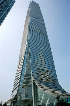 exterior modern architecture - International Commerce Centre, the citys tallest building, Hong Kong Stock Photo - Rights-Managed, Code: 855-05983924