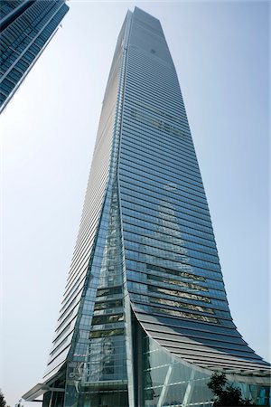 simsearch:855-05984002,k - International Commerce Centre, the citys tallest building, Hong Kong Foto de stock - Direito Controlado, Número: 855-05983925