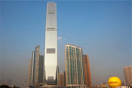simsearch:855-05984002,k - International Commerce Centre and luxurious apartments at West Kowloon, Hong Kong Foto de stock - Direito Controlado, Número: 855-05983987