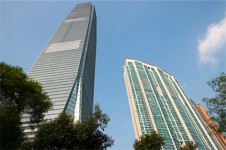 simsearch:855-05984002,k - International Commerce Centre and luxurious apartments at West Kowloon, Hong Kong Foto de stock - Direito Controlado, Número: 855-05983980