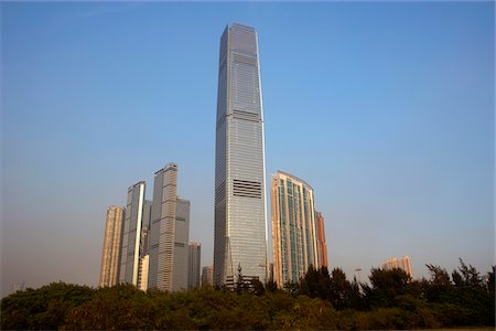 International Commerce Centre and luxurious apartments at West Kowloon, Hong Kong Stock Photo - Rights-Managed, Code: 855-05983993