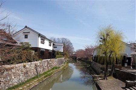 Canal town, Omi-hachiman, Shiga Prefecture, Japan Stock Photo - Rights-Managed, Code: 855-06022586