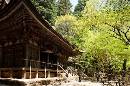simsearch:855-02985939,k - Main hall, Muro-ji temple, Nara Prefecture, Japan Foto de stock - Con derechos protegidos, Código: 855-06022830