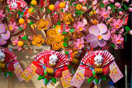 flower market in hong kong - Artificial wishing flower displaying at the flower market, Tsuen Wan, Hong Kong Stock Photo - Rights-Managed, Code: 855-06314005