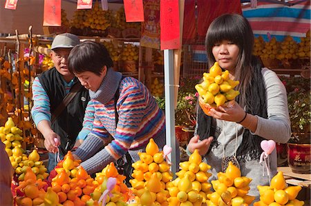 People shopping at the flower market, Tsuen Wan, Hong Kong Stock Photo - Rights-Managed, Code: 855-06314096