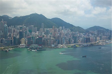 simsearch:855-06313960,k - Panoramic sweep of West Point skyline from Sky100, 393 metres above sea level, Hong Kong Stock Photo - Rights-Managed, Code: 855-06314157