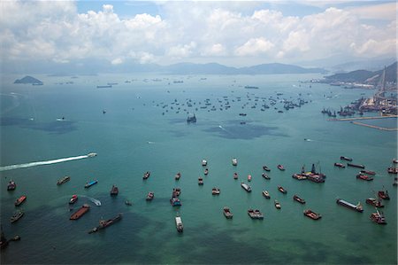 Balayage panoramique de Hong Kong à l'ouest de Sky100, 393 mètres au-dessus du niveau de la mer, Hong Kong Photographie de stock - Rights-Managed, Code: 855-06314152