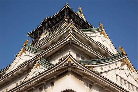 Château d'Osaka, Japon Photographie de stock - Rights-Managed, Code: 855-06314278