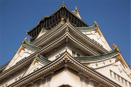 Osaka castle, Japan Stock Photo - Rights-Managed, Code: 855-06314278