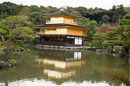 simsearch:855-06314434,k - Kinkakuji (golden pavilion), Kyoto, Japan Stock Photo - Rights-Managed, Code: 855-06314406