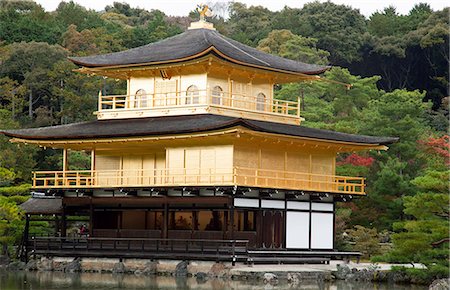 simsearch:855-06314434,k - Kinkakuji (golden pavilion), Kyoto, Japan Stock Photo - Rights-Managed, Code: 855-06314408