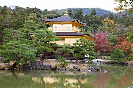 simsearch:855-03253206,k - Kinkakuji (golden pavilion), Kyoto, Japan Stock Photo - Rights-Managed, Code: 855-06314411