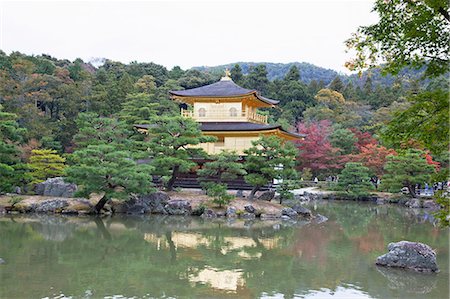 simsearch:855-03253206,k - Kinkakuji (golden pavilion), Kyoto, Japan Stock Photo - Rights-Managed, Code: 855-06314412