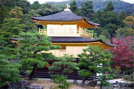 simsearch:855-03253206,k - Kinkakuji (golden pavilion), Kyoto, Japan Stock Photo - Rights-Managed, Code: 855-06314413