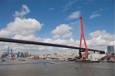 simsearch:855-06312109,k - Yangpu Bridge, Port of Shanghai, China Fotografie stock - Rights-Managed, Codice: 855-06312126