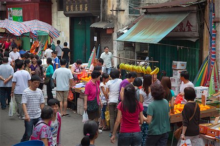 simsearch:855-06339293,k - Local market, Macau Foto de stock - Con derechos protegidos, Código: 855-06312494