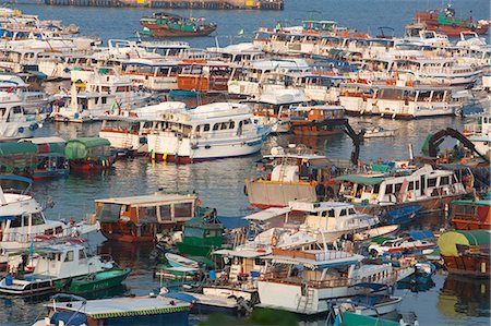 Yachts and boats mooring by the pier, Sai Kung, Hong Kong Stock Photo - Rights-Managed, Code: 855-06312648