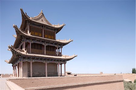 simsearch:855-06312705,k - Fort von Jiayuguan, Jiayuguan, Silkroad, chinesischen Mauer Stockbilder - Lizenzpflichtiges, Bildnummer: 855-06312715