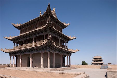 simsearch:855-06312705,k - Fort von Jiayuguan, Jiayuguan, Silkroad, chinesischen Mauer Stockbilder - Lizenzpflichtiges, Bildnummer: 855-06312716