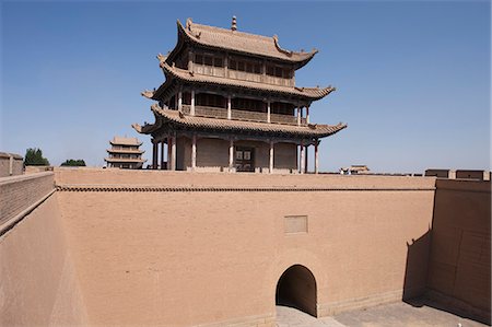 simsearch:855-06312705,k - Fort von Jiayuguan, Jiayuguan, Silkroad, chinesischen Mauer Stockbilder - Lizenzpflichtiges, Bildnummer: 855-06312724