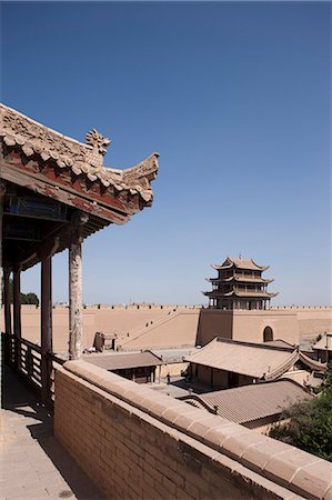 simsearch:855-06312705,k - Fort von Jiayuguan, Jiayuguan, Silkroad, chinesischen Mauer Stockbilder - Lizenzpflichtiges, Bildnummer: 855-06312721